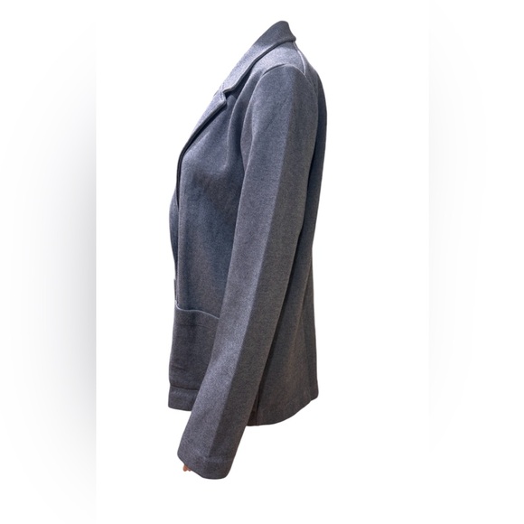 J. Crew Knit ponte blazer AT805 Gray Cotton Blend Jacket size M ,NWT - Picture 3 of 9